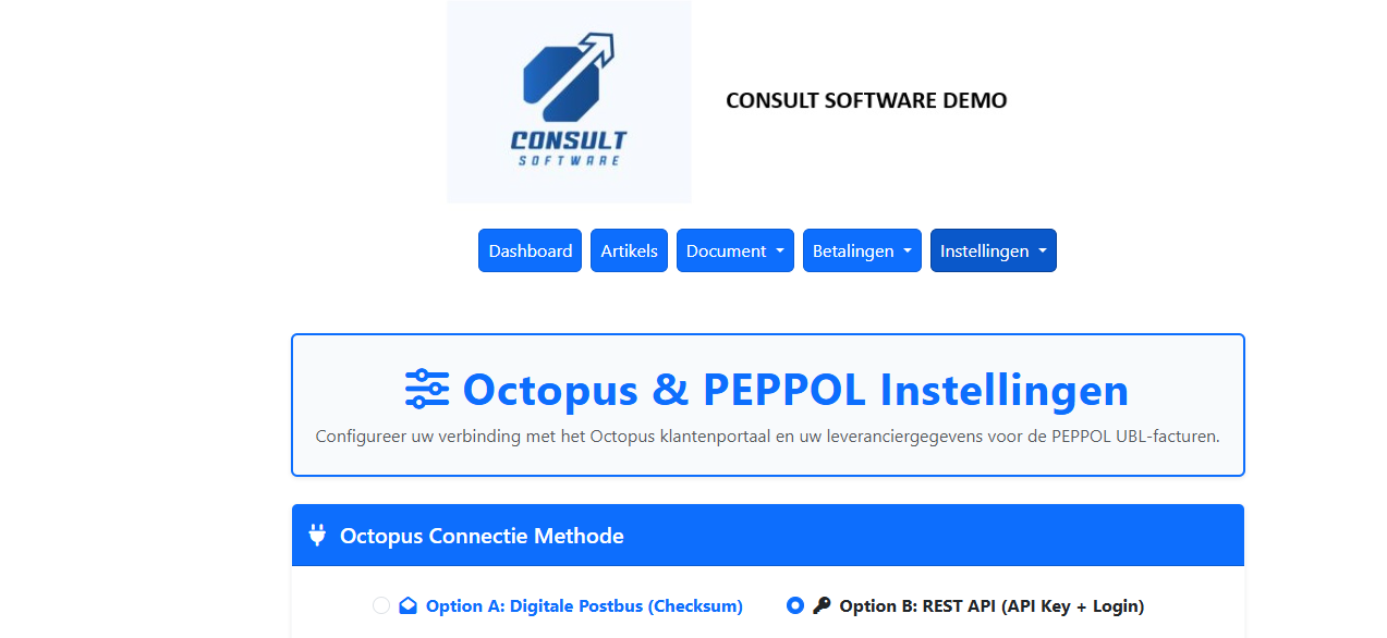 Slim Facturatiesysteem met koppeling naar Peppol door Consult Software